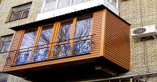 Внешняя отделка балкона Зеленокумск цена от 1027 руб. м/2.